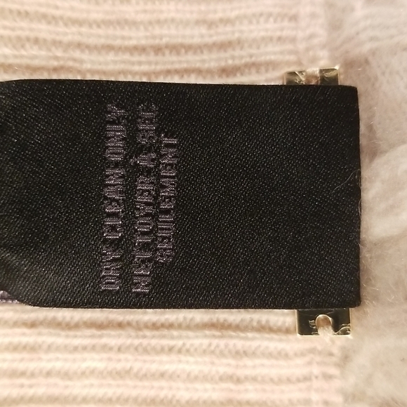 💕MAGASCHONI💕 100% Cashmere Cable Knit Joggers ~ Oatmeal Heather Small S NWT - Picture 10 of 11